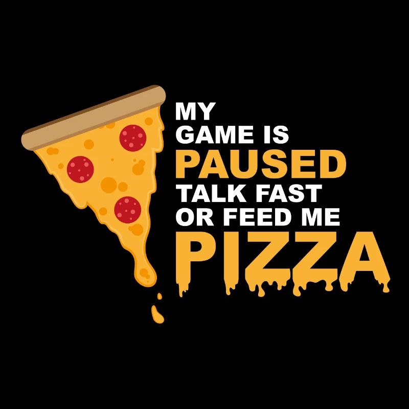 Le jeu est en pause Pizza Gaming Funny