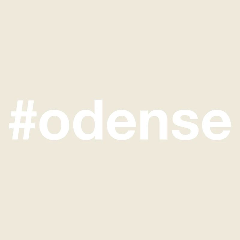 ODENSE Hashtag Denmark Dänemark