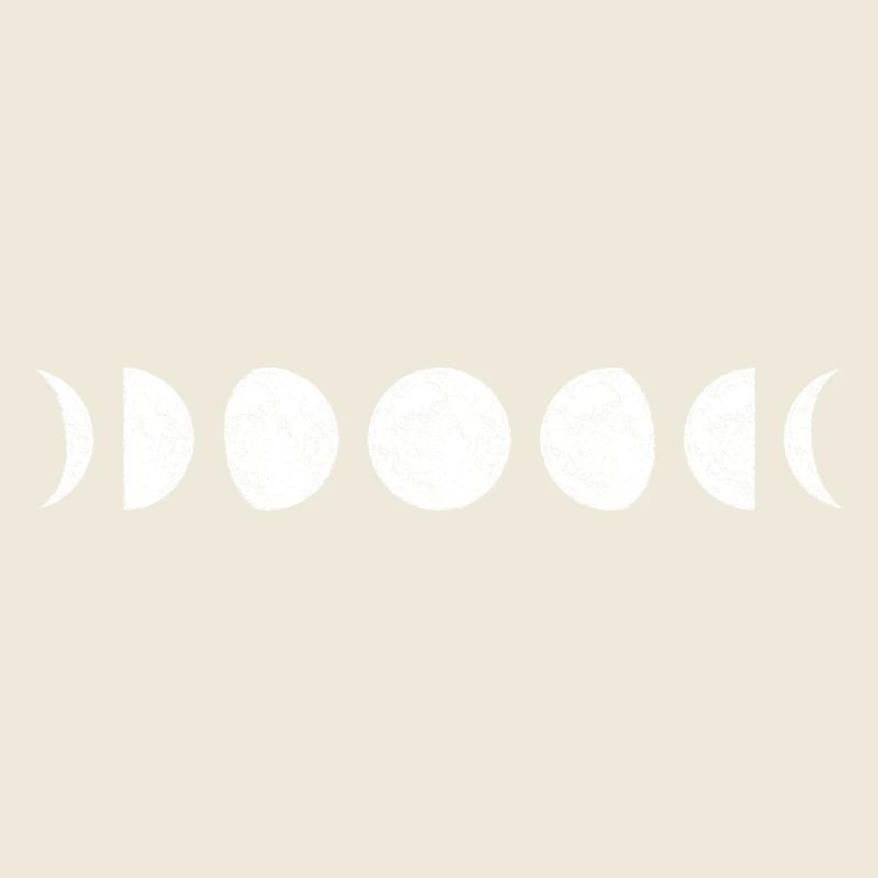 Séquence de cercles de phase de lune