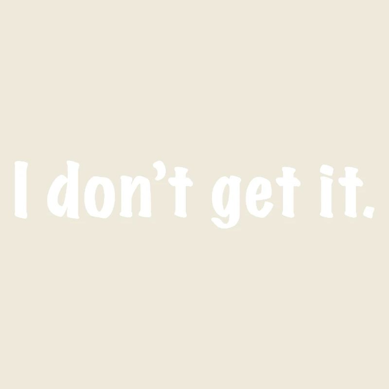 Je ne comprends pas, je ne comprends pas, ne vérifie pas