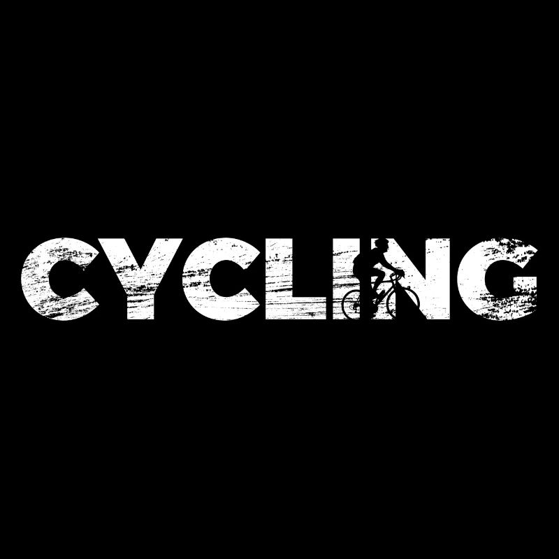 Lustiger Radfahrer