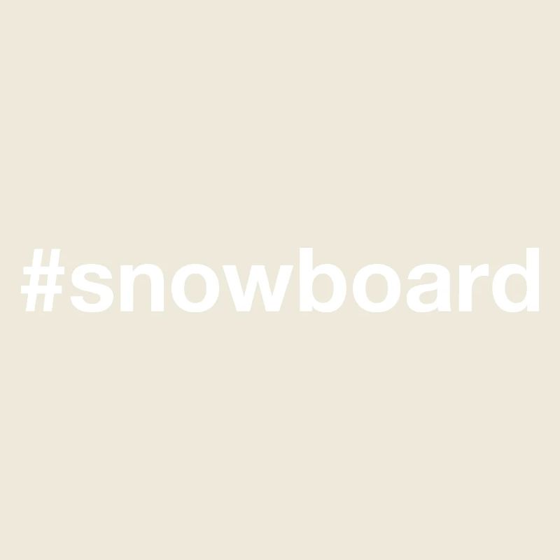 Snowboard Hashtag