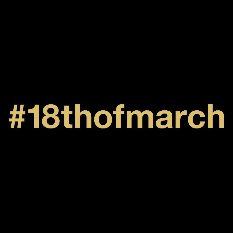 né le 18 mars Anniversaire anniversaire