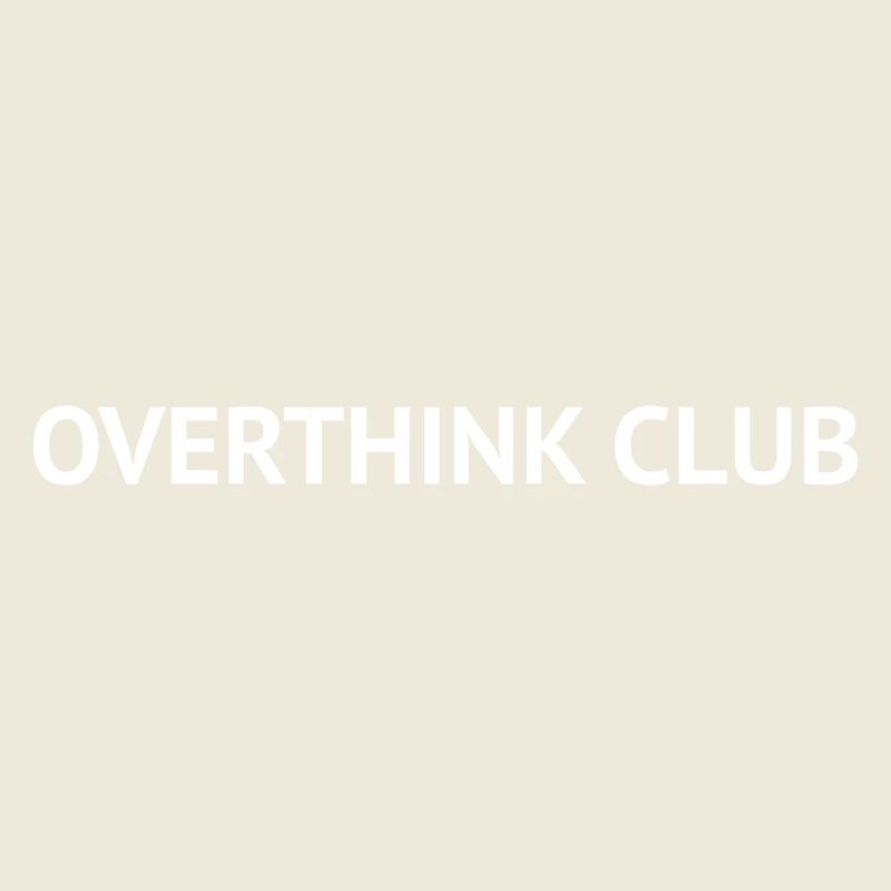 Overthink Club – Minimalisme de la conception de texte