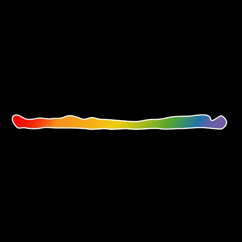 Regenbogenshirt white LGBT lgbtqi queer