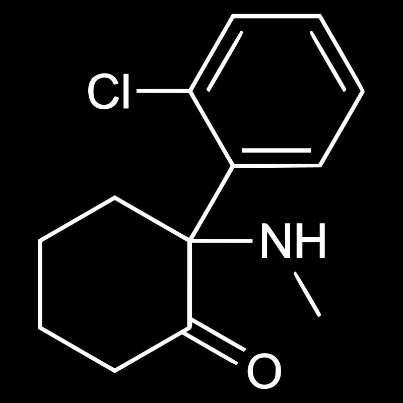 Ketamine (Anesthetic) Molecule