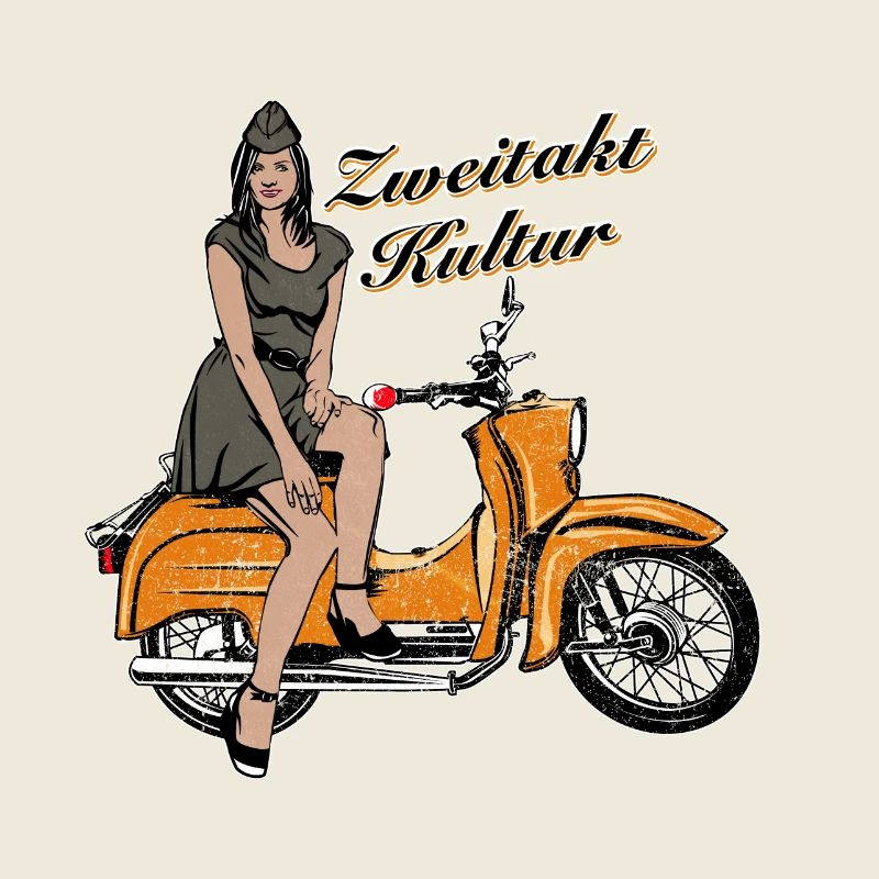 Simson Schwalbe KR51 Rétro trafic orange