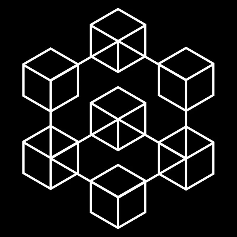 Blockchain Kette - Bitcoin - Krypto - Crypto
