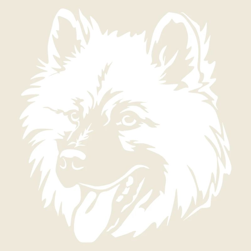 Eurasier head "Black Edition"