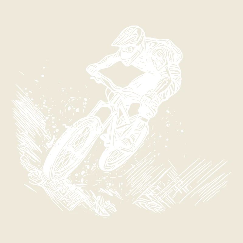 VTT vélo descente saut