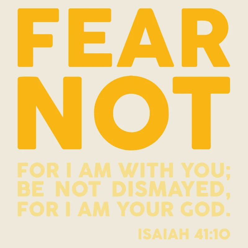 Fürchte dich nicht, denn ich bin bei dir (dunkel)