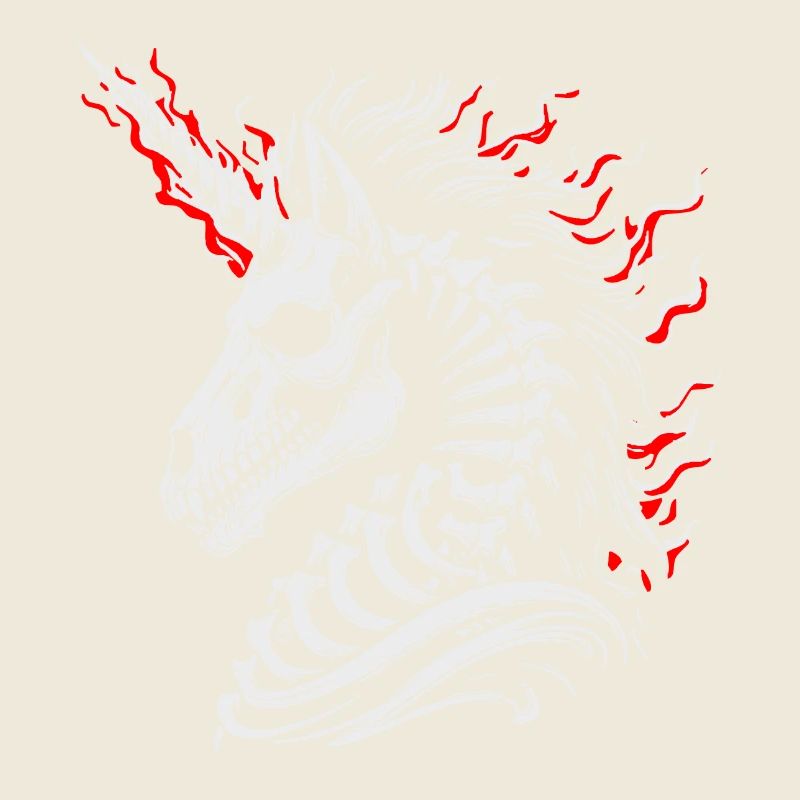 Flaming Skeleton Steed