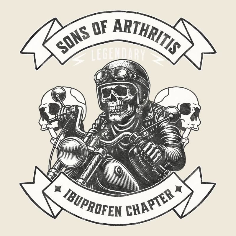 Sons of Arthritis Ibuprofen Chapter Biker
