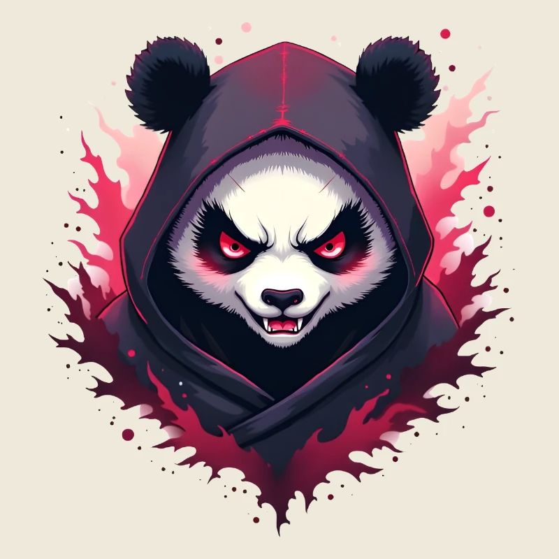 Böser Ninja Panda