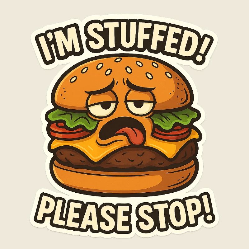 Ich bin gefüllter Hamburger
