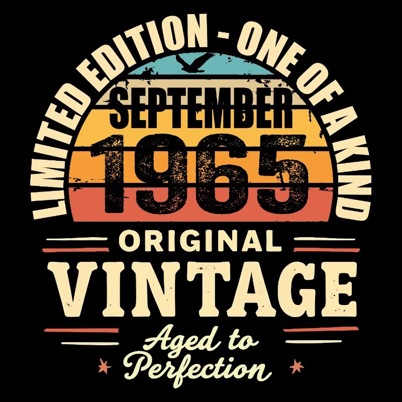 September 1965 Gift 1965 Vintage September 1965
