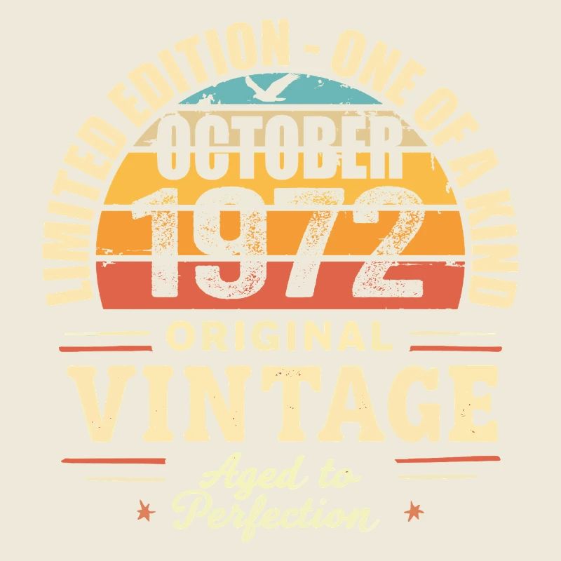 Rétro Octobre 1972 - birthday october 1972