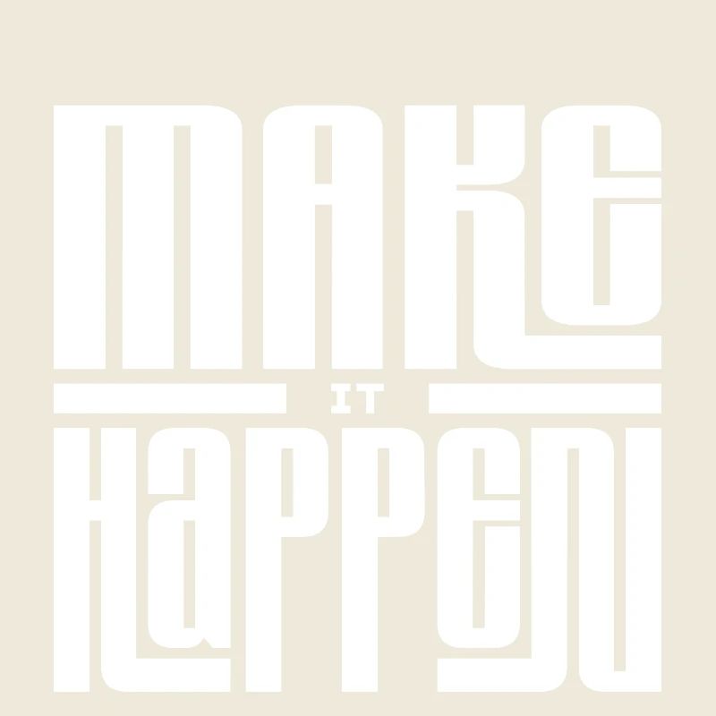 Expression of Joy in Linear Typography