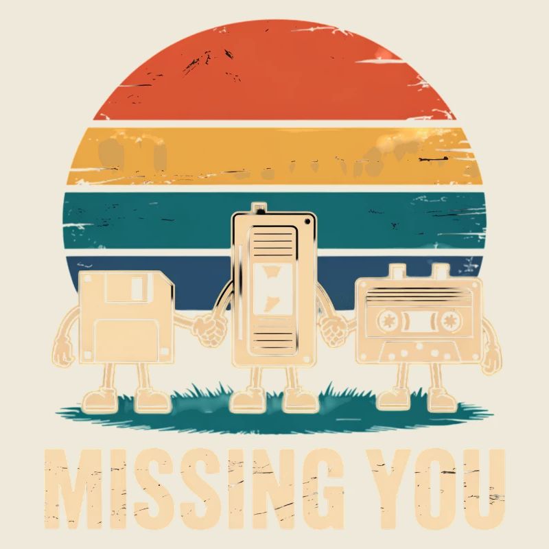 Cassette VHS Floppy Disc Floppy Disk Retro