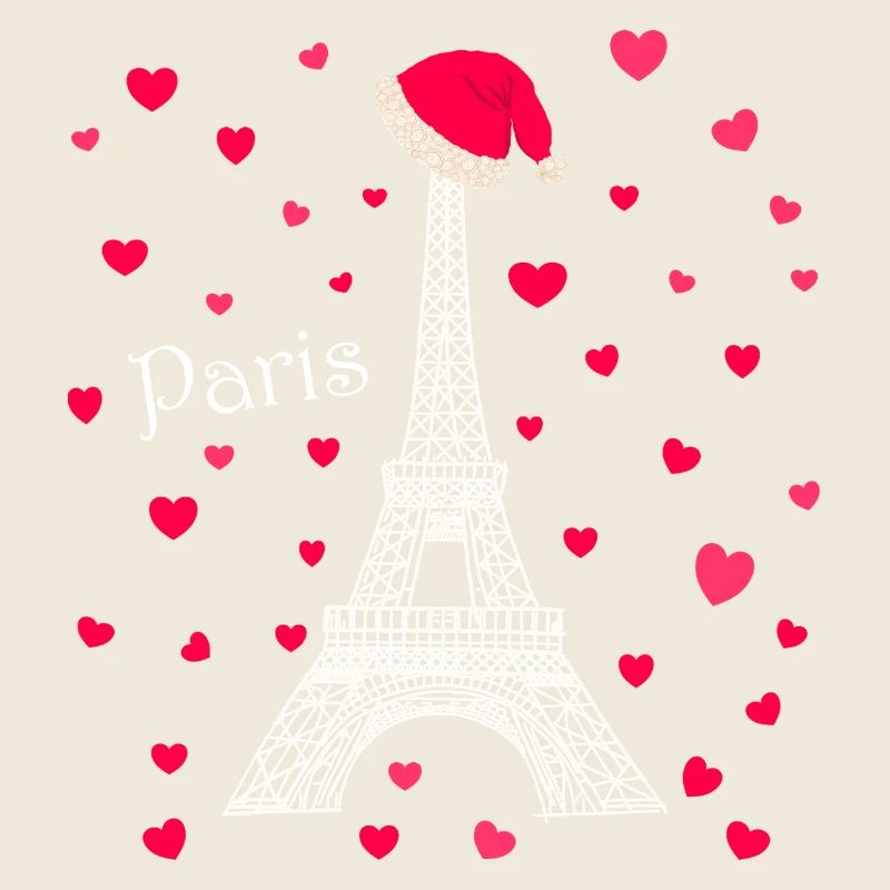 Paris Love Spark Eiffel Tower Christmas