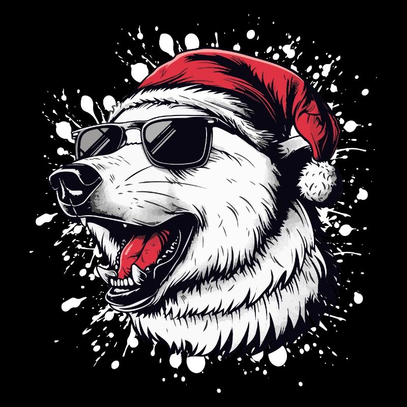 Polar Bear Christmas Funny