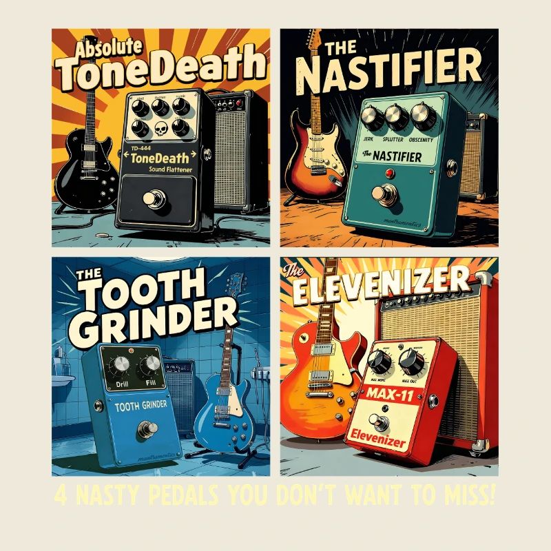 4 imaginary distortion pedals