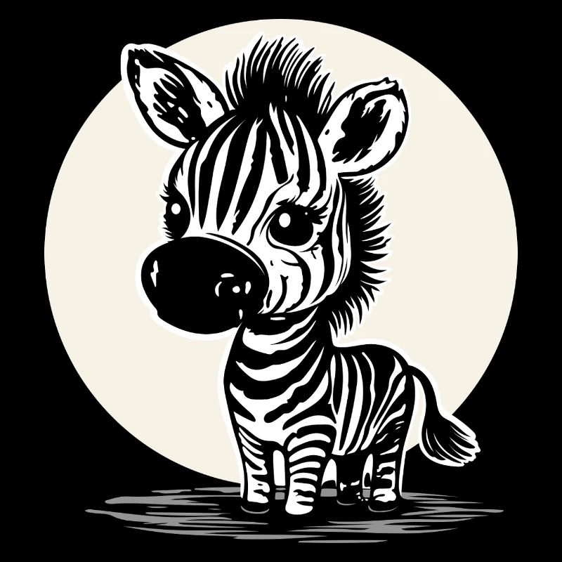 Cute Zebra – Cute Animal Motif