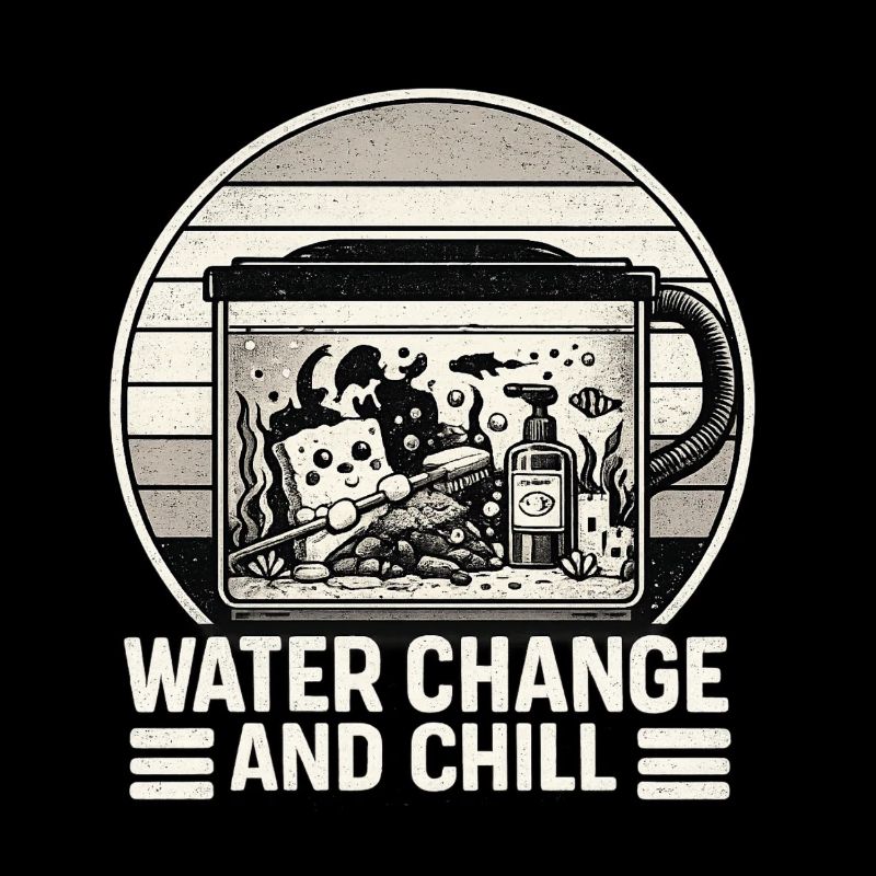 Water Change Chill Aquarium Humor