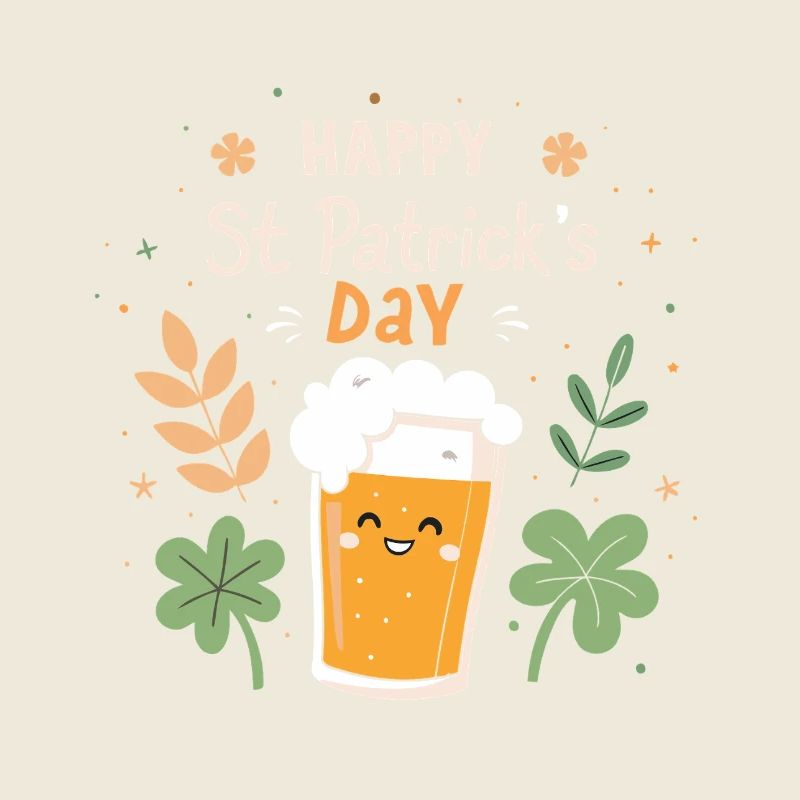 Bière joyeuse Saint Patrick