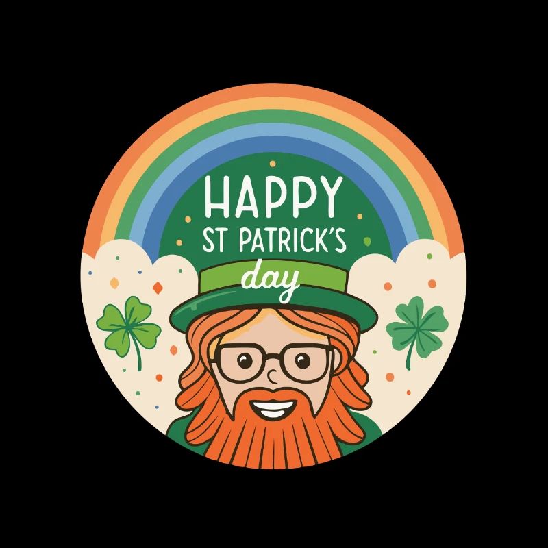 Leprechaun Arc-en-ciel Saint Patrick