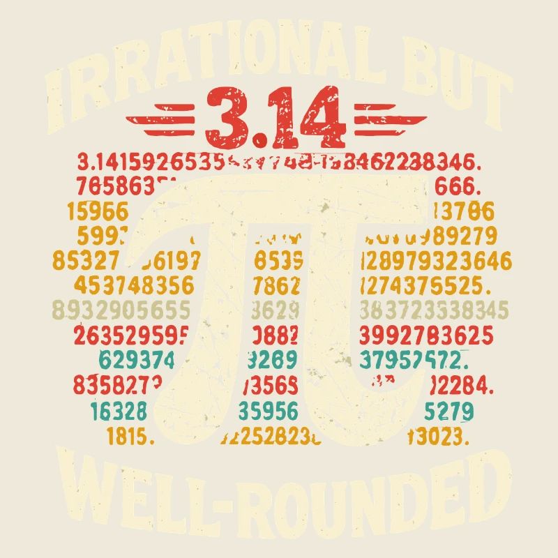 Conception irrationnelle mais complète des mathématiques du Pi Day