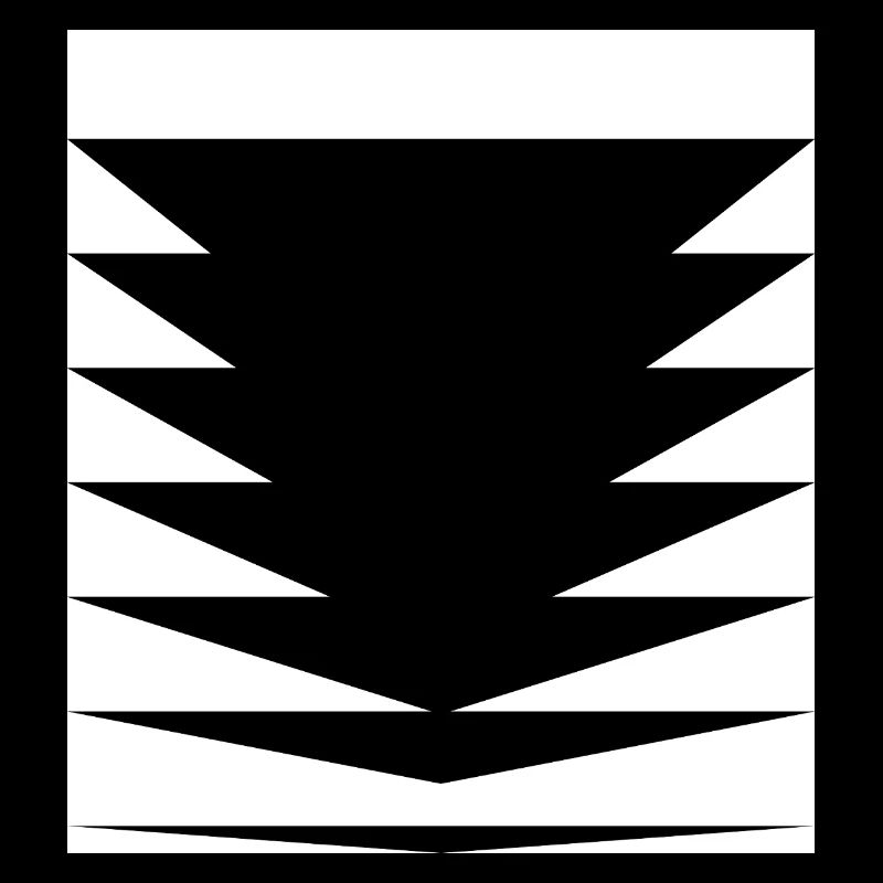 black triangles pattern