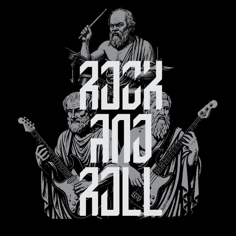 Classic Rock and Roll Ancient Philosopher Band T-S