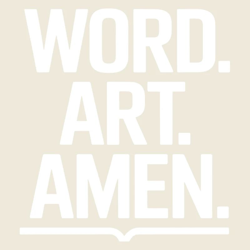Word Art Amen Typography