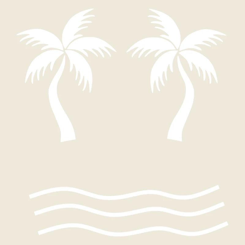 Palm Tree White