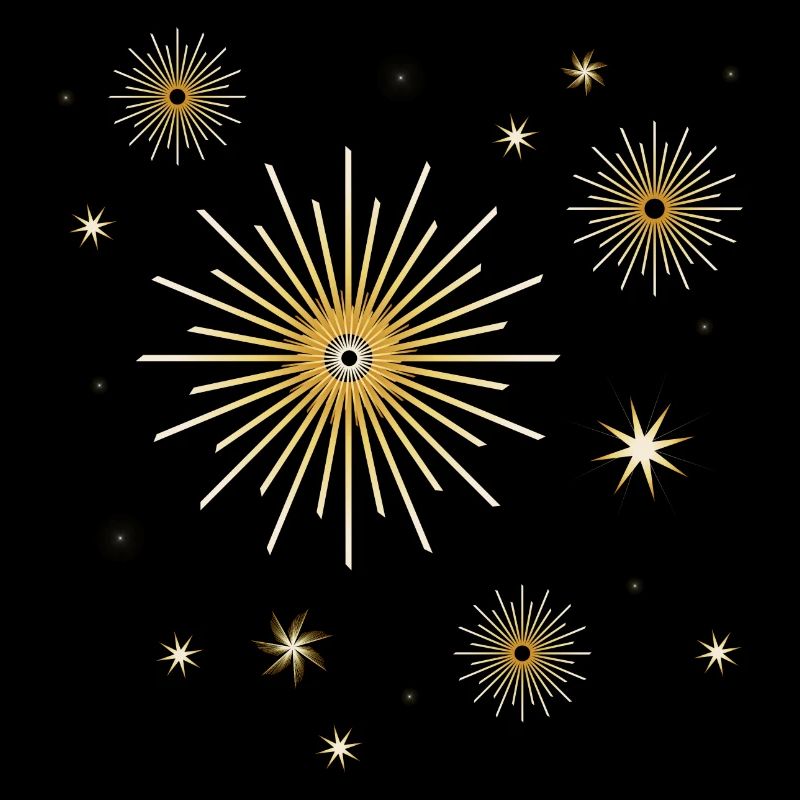 de belles étoiles brillantes pour Noël