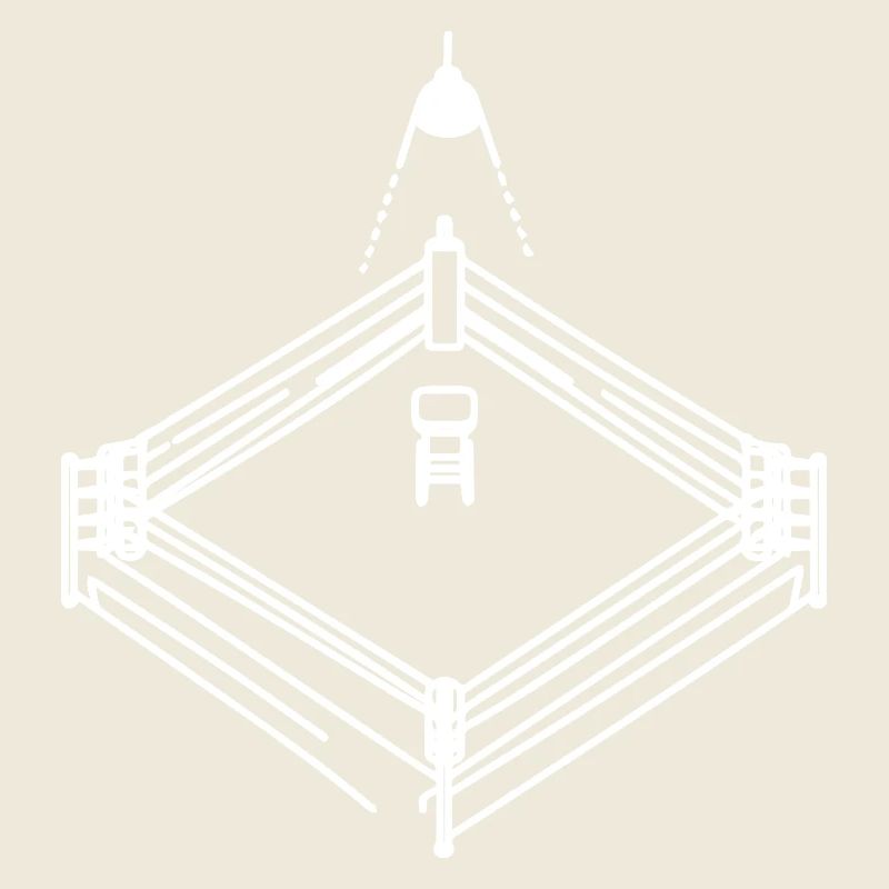 Dessin de ring de boxe