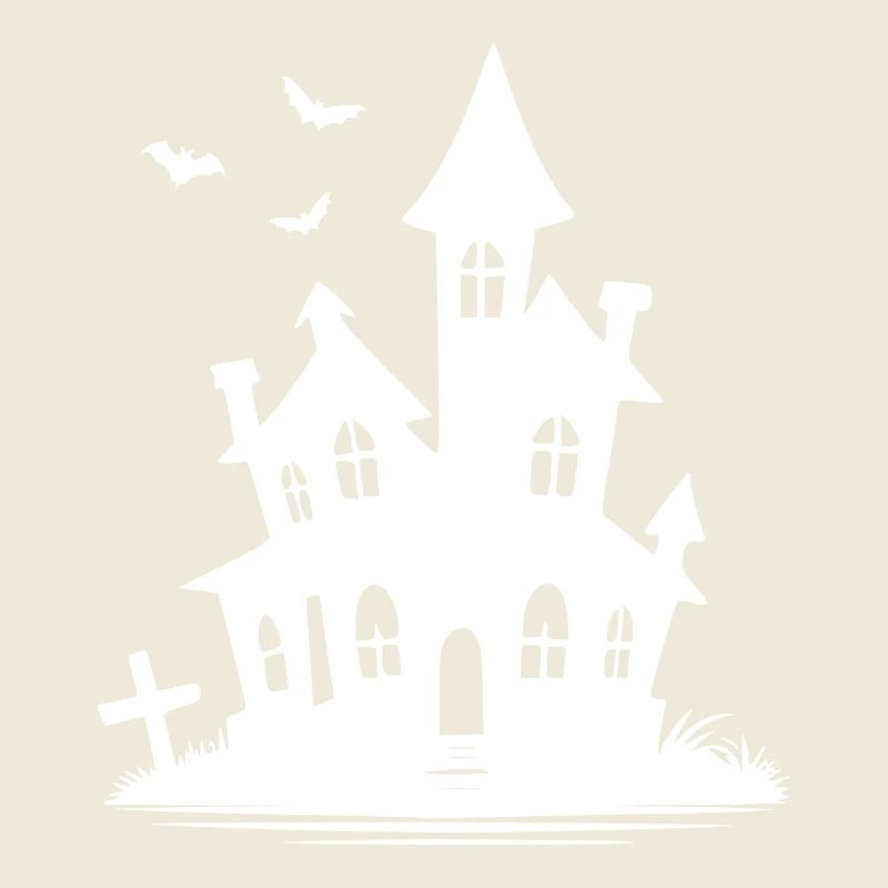 Abandoned Spooky Halloween Bat House