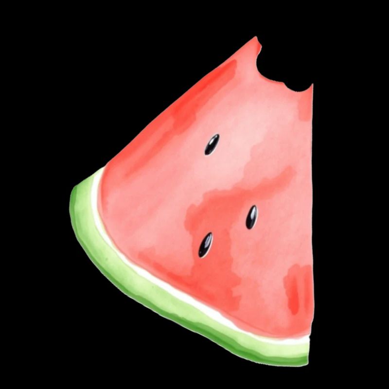 Painted watermelon