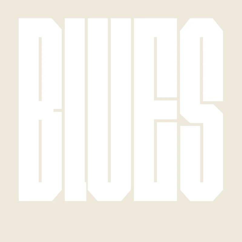 Conception de logo audacieux Blues