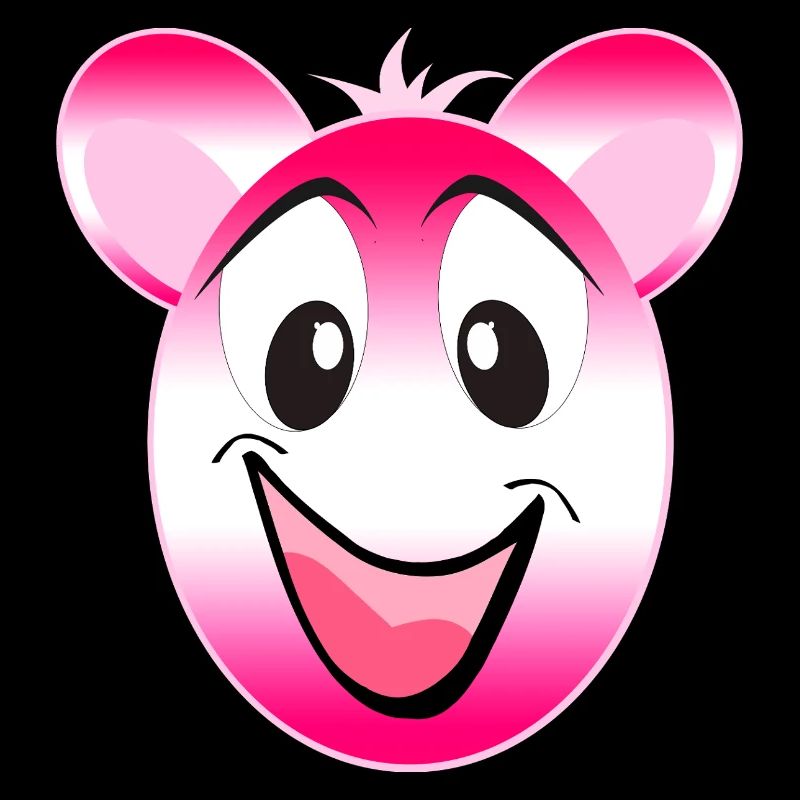 Pink Panda Smile