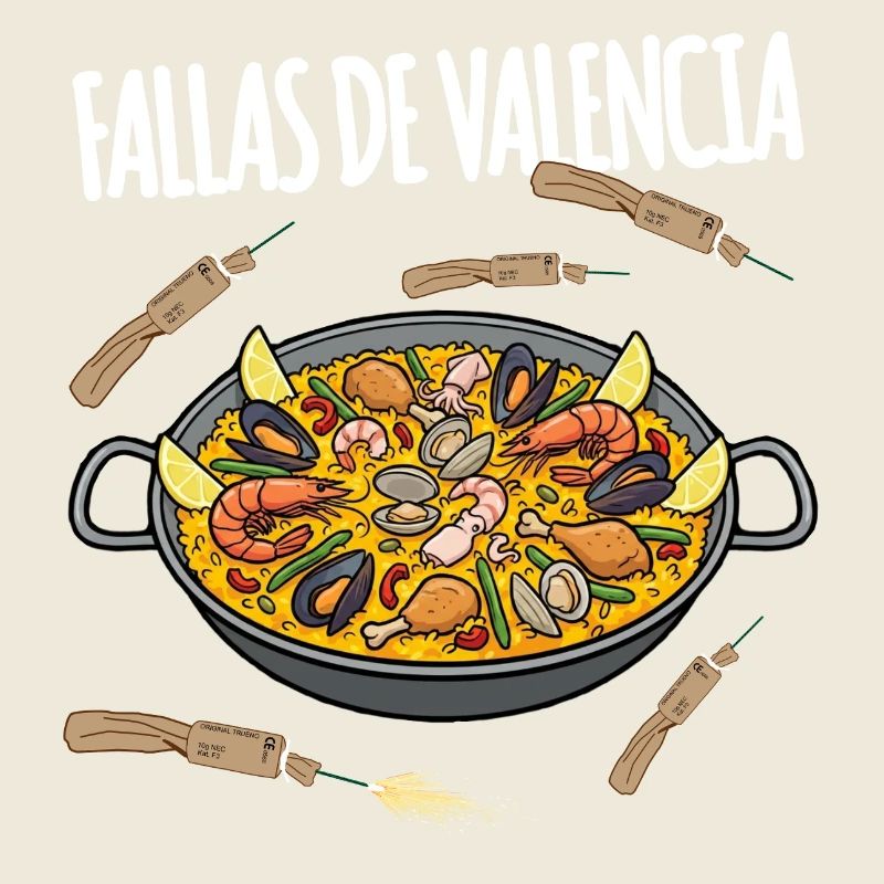 Fallas De Valencia Paella