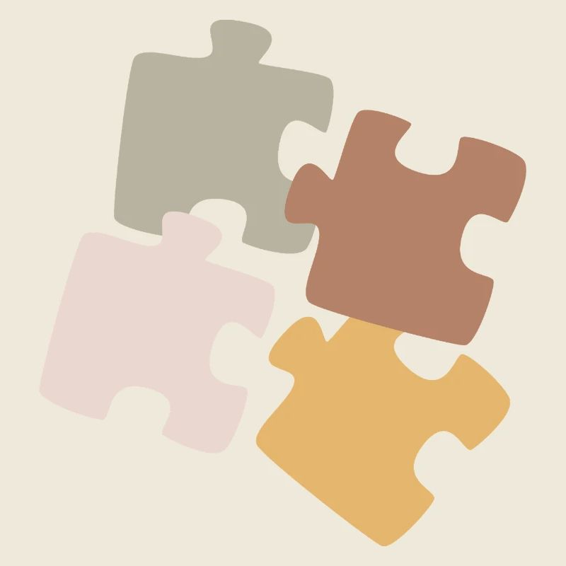 Variété de Patchwork de Puzzles