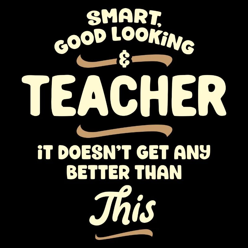 Intelligent, beau et enseignants ...
