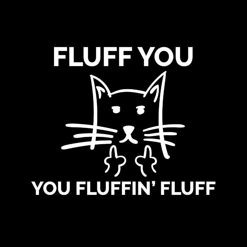 Katze Mittelfinger Tshirt Geschenk Katzenbesitzer
