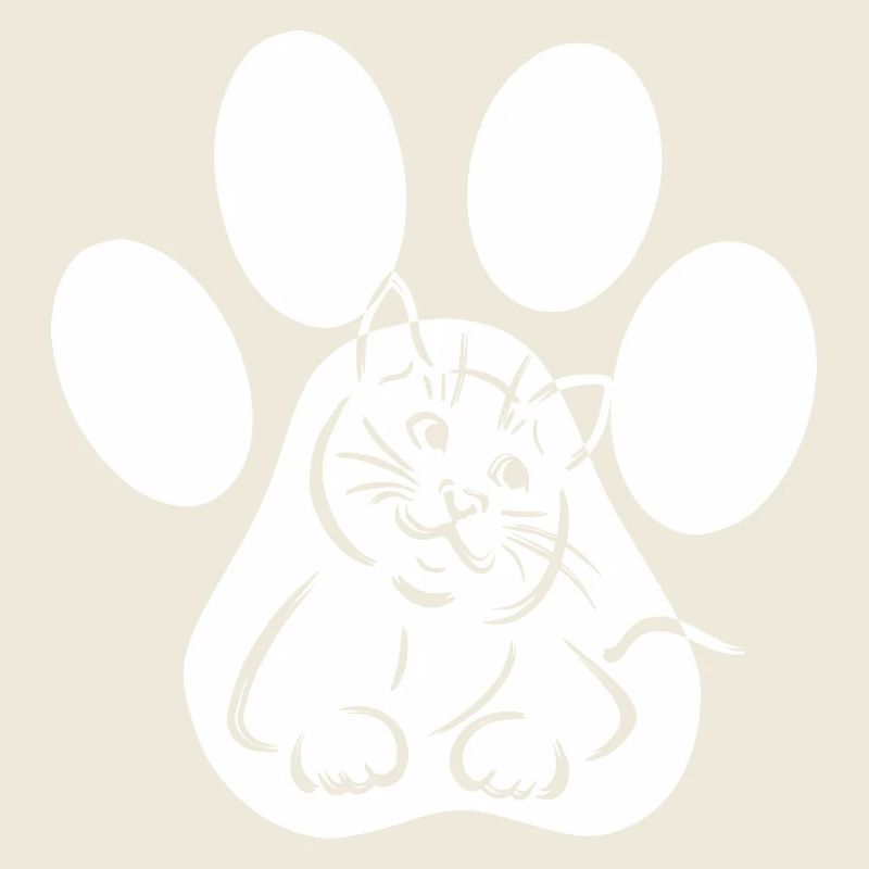 Katze Pfote Miezekatze in Pfote Geschenk