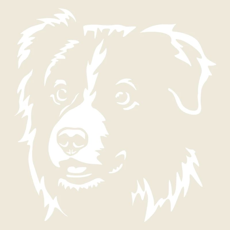 Border Collie Head "Black Edition"