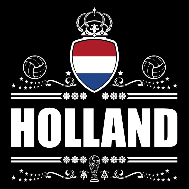 HOLLAND | Pays-Bas White Lineart