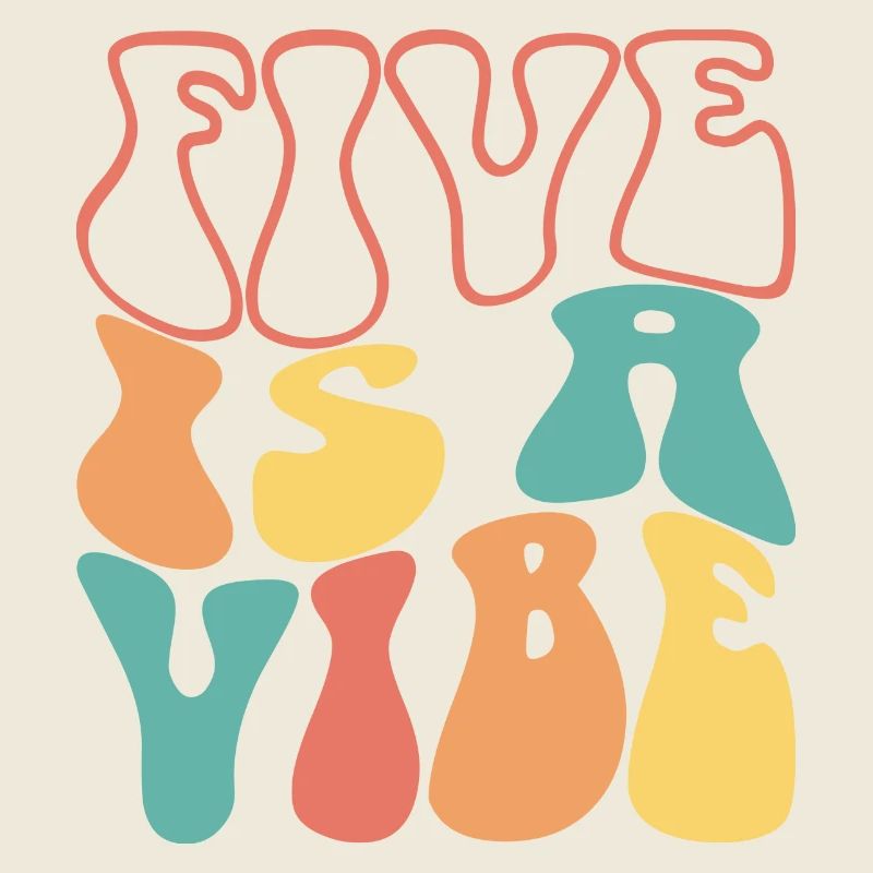 Five Is A Vibe, 5 ans, enfants de 5e anniversaire