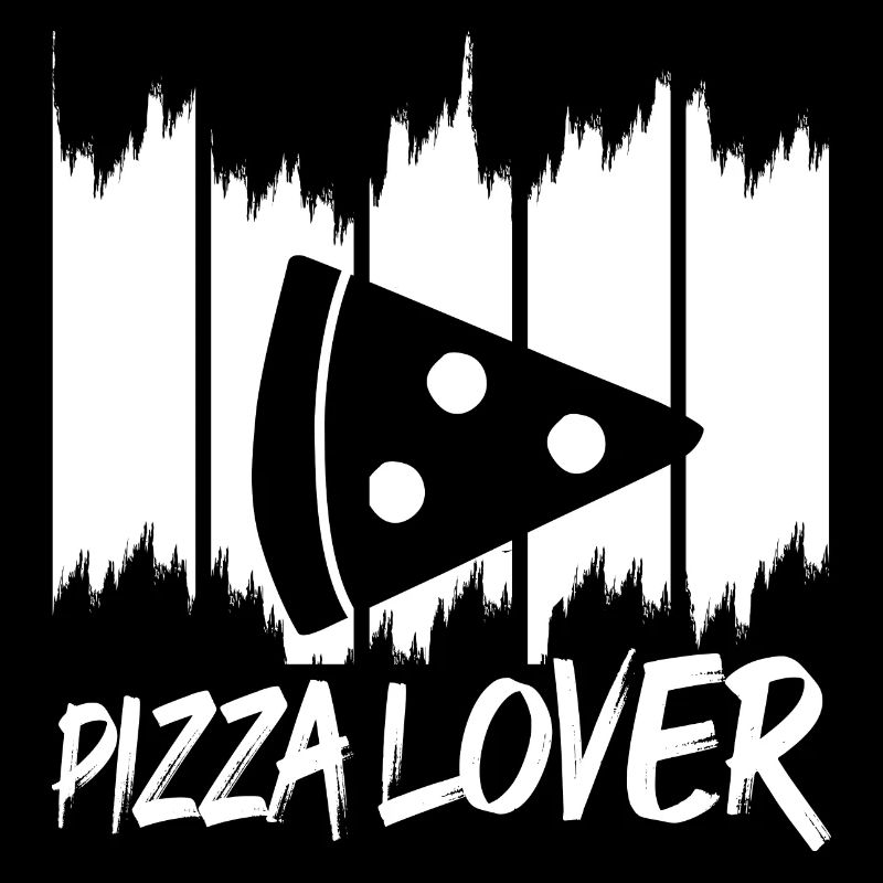 Lustiger Pizza Liebhaber